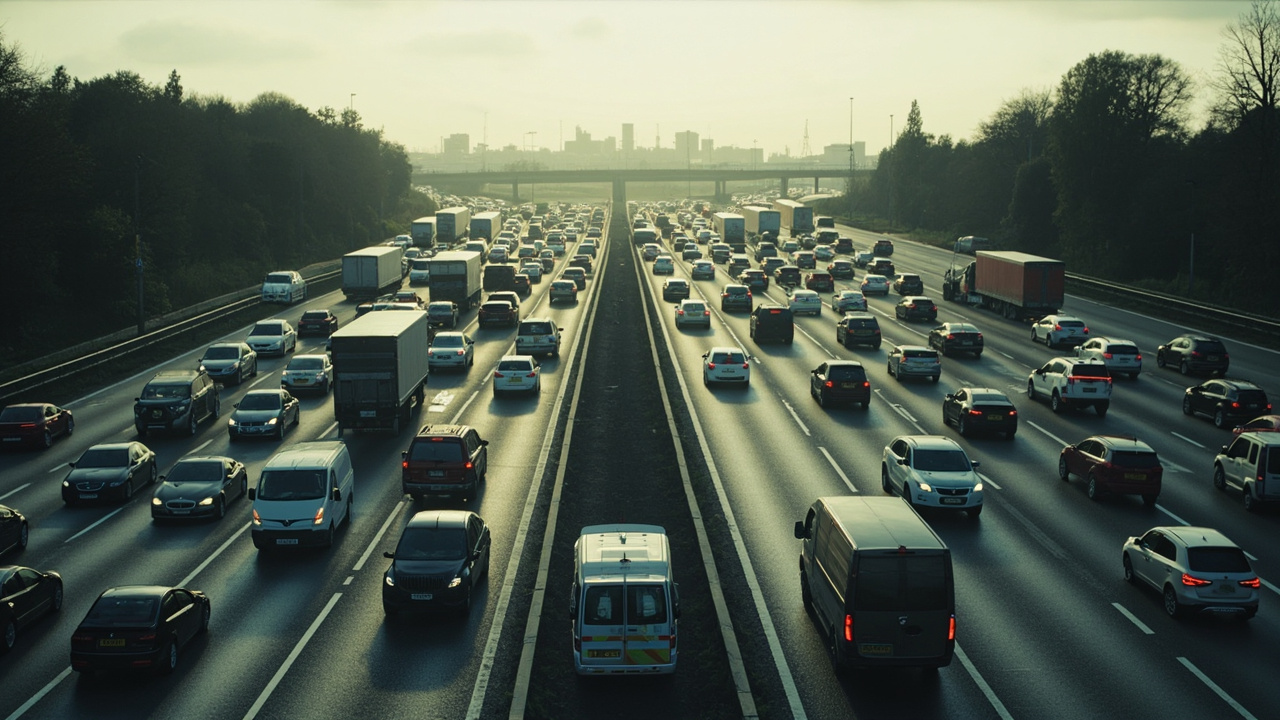 RECAP after all lanes STOPPED on M25 near London following 'police incident'
